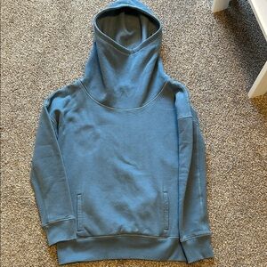 ZYIA Women's Blue Hoodie Sweatshirt